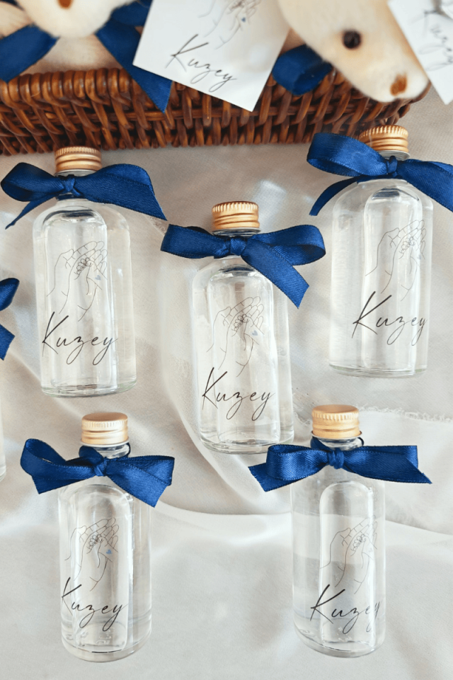 Cam Şişe Kolonya Bebek Hediyelik