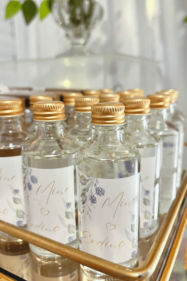 Nişan Hediyelik Cam Şişe Kolonya