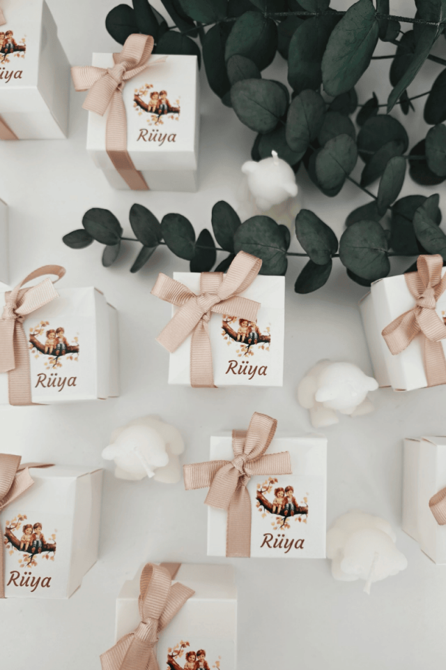 Kutulu Ayıcık Mum Bebek Hediyelik