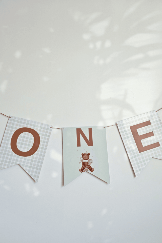 ''ONE'' Doğum Günü Banner - Flama