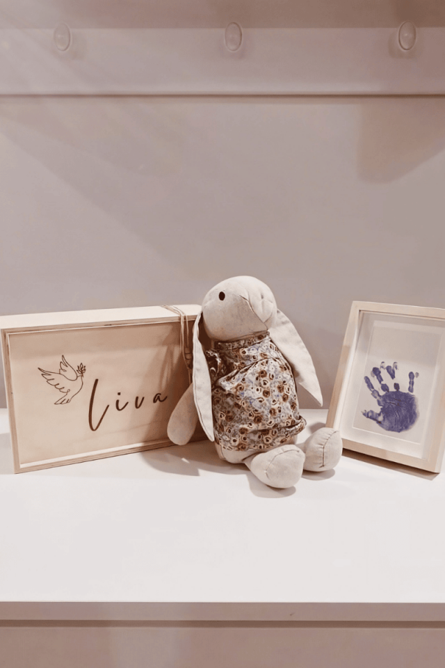Bebek Ahşap Anı Kutusu