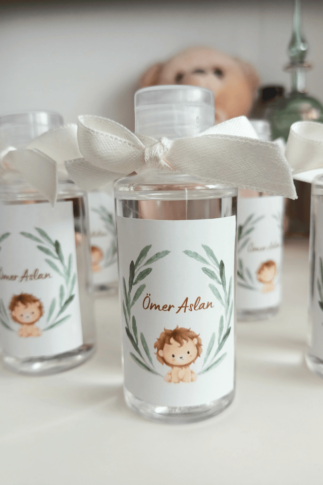 Plastik Şişe Kolonya Erkek Bebek Hediyelik