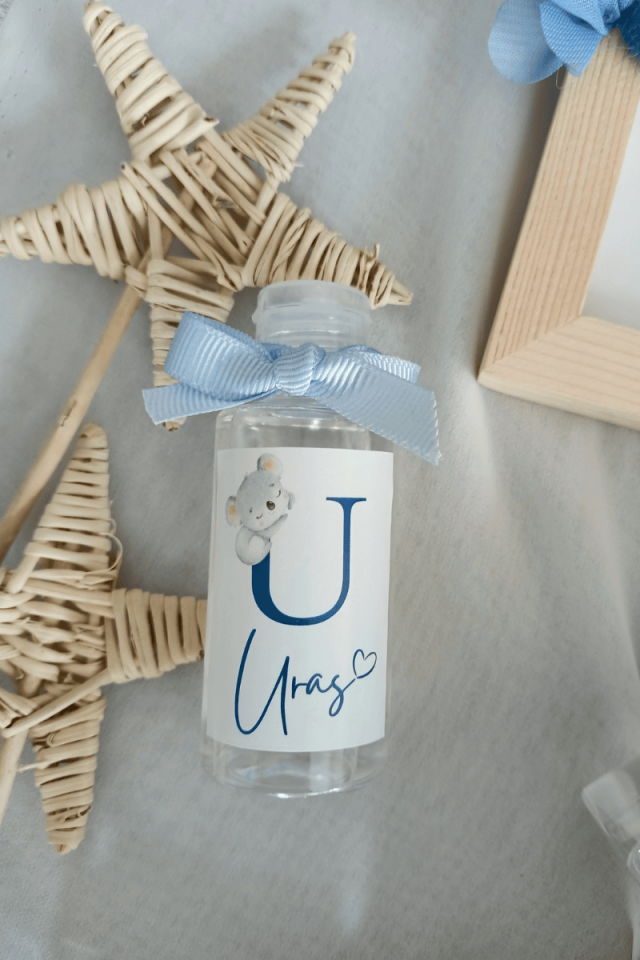 Plastik Şişe Kolonya Erkek Bebek Hediyelik