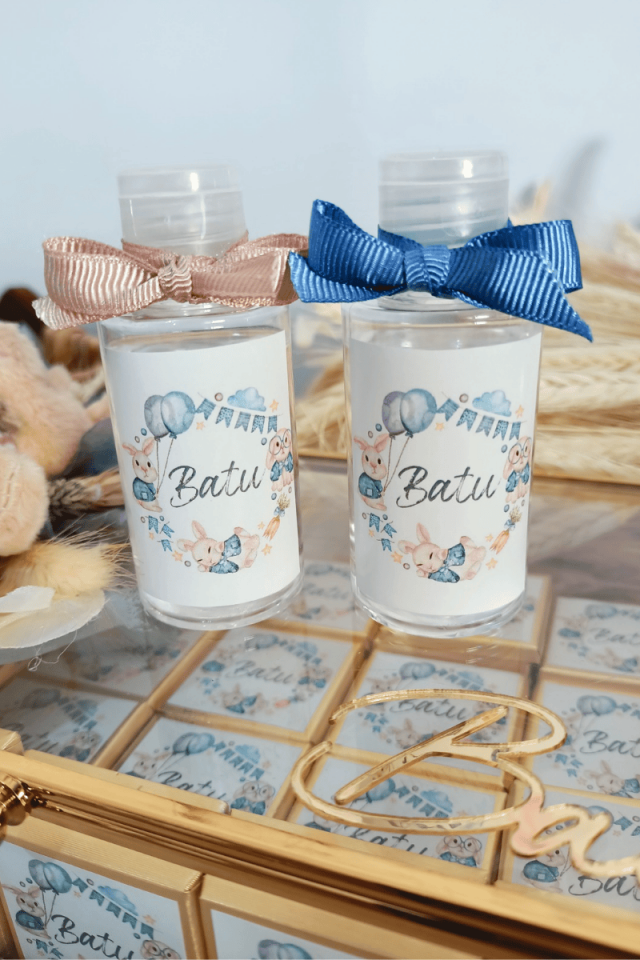 Plastik Şişe Kolonya Erkek Bebek Hediyelik