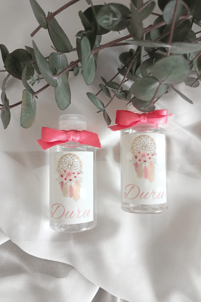 Plastik Şişe Kolonya Kız Bebek Hediyelik