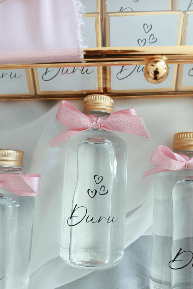 Cam Şişe Kolonya Bebek Hediyelik