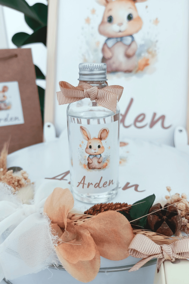 Cam Şişe Kolonya Bebek Hediyelik