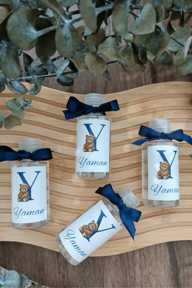 Plastik Şişe Kolonya Erkek Bebek Hediyelik