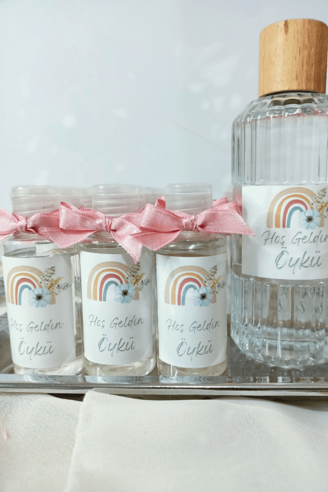 Plastik Şişe Kolonya Kız Bebek Hediyelik