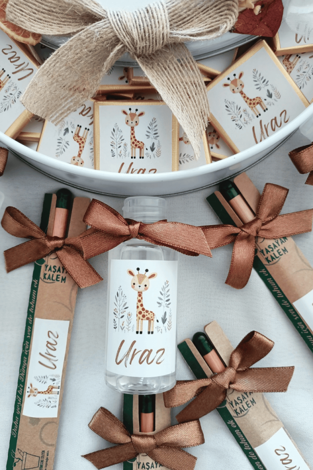 Plastik Şişe Kolonya Erkek Bebek Hediyelik