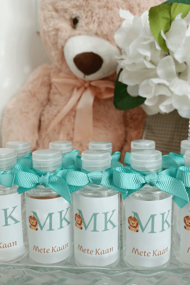 Plastik Şişe Kolonya Erkek Bebek Hediyelik