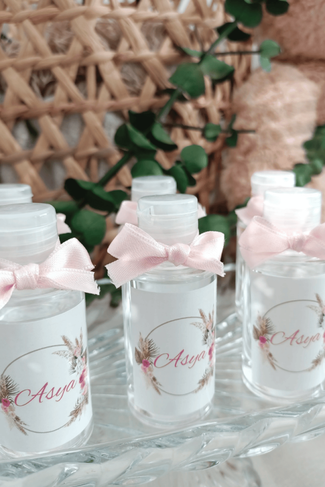 Plastik Şişe Kolonya Kız Bebek Hediyelik