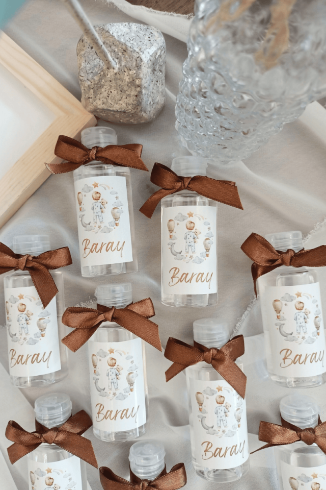 Plastik Şişe Kolonya Erkek Bebek Hediyelik