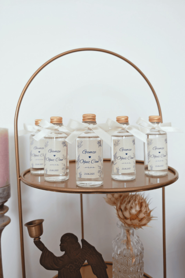 Cam Şişe Kolonya Hediyelik