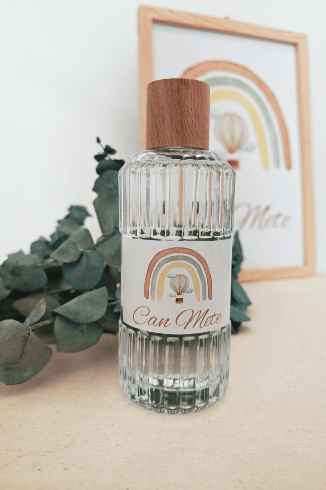 Gökkuşağı Tasarımlı Bebek Büyük Boy İkramlık Kolonya