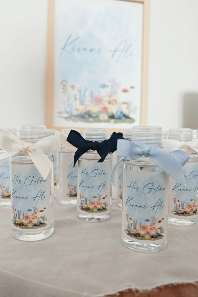 Plastik Şişe Kolonya Bebek Hediyelik